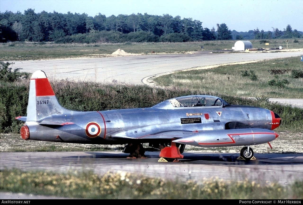 Aircraft Photo of 35147 | Lockheed T-33A | France - Air Force | AirHistory.net #384545