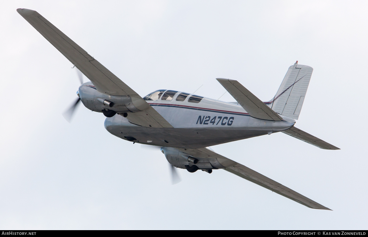 Aircraft Photo of N247CG | Beech B50 Twin Bonanza | AirHistory.net #384563