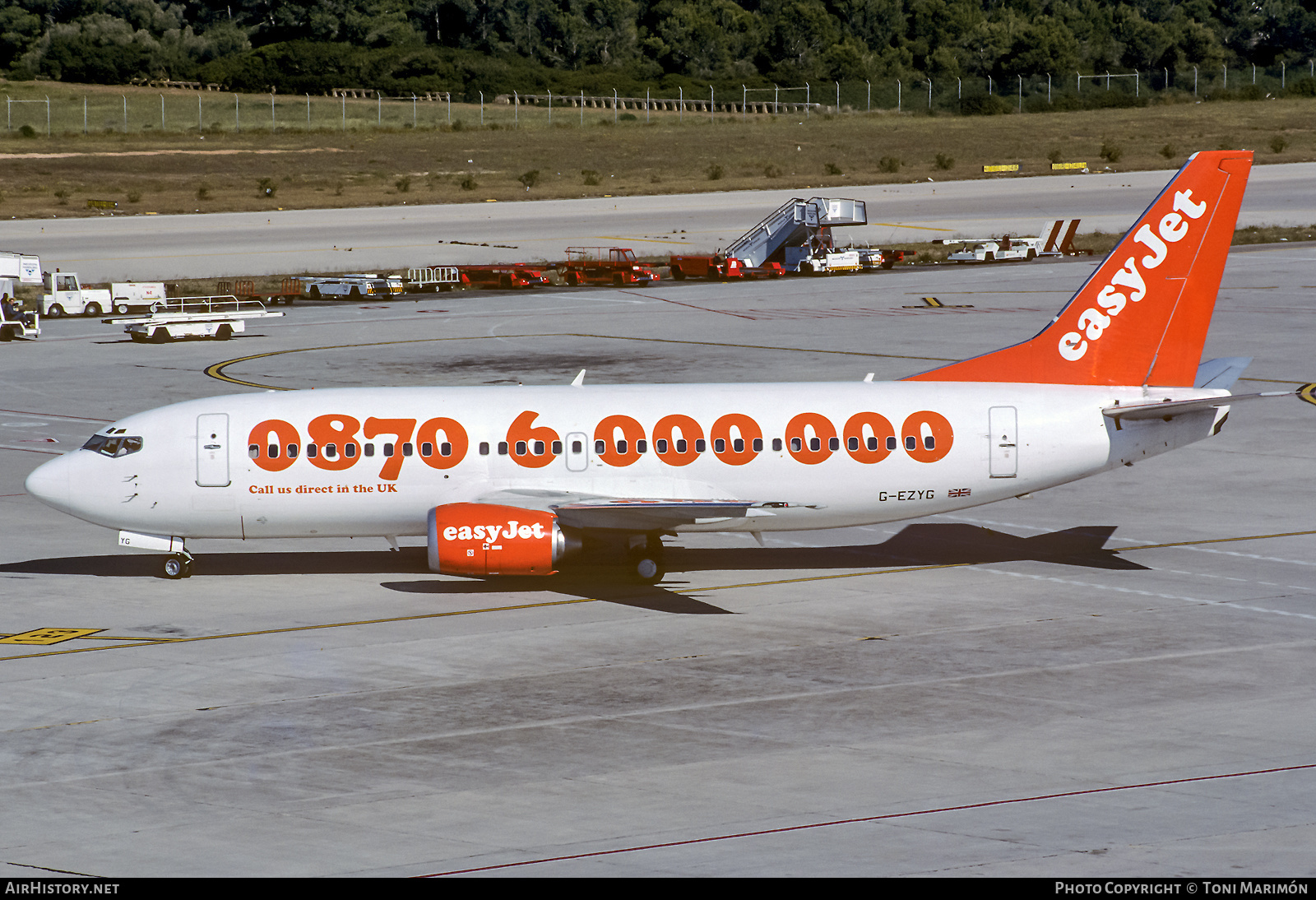 Aircraft Photo of G-EZYG | Boeing 737-33V | EasyJet | AirHistory.net #384586