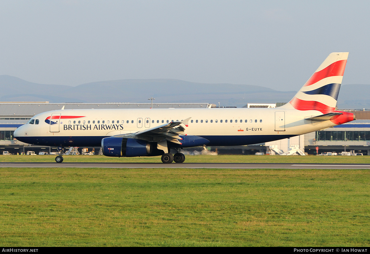 Aircraft Photo of G-EUYK | Airbus A320-232 | British Airways | AirHistory.net #384591