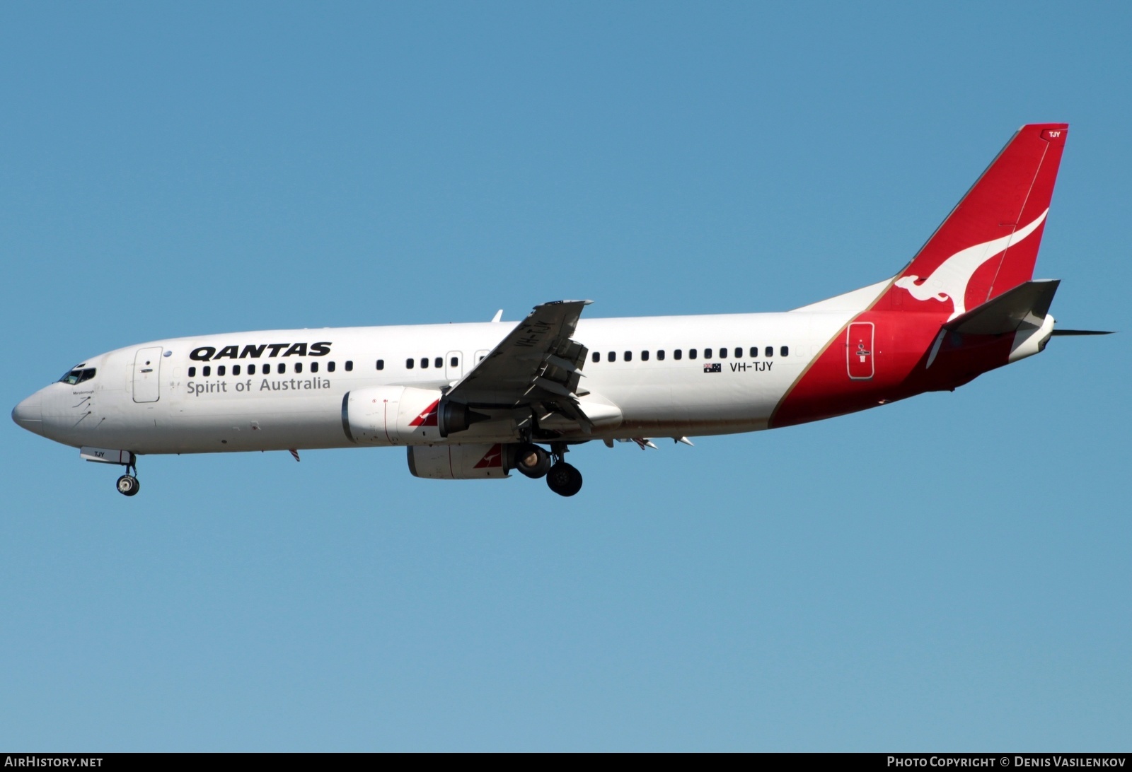 Aircraft Photo of VH-TJY | Boeing 737-476 | Qantas | AirHistory.net #384595