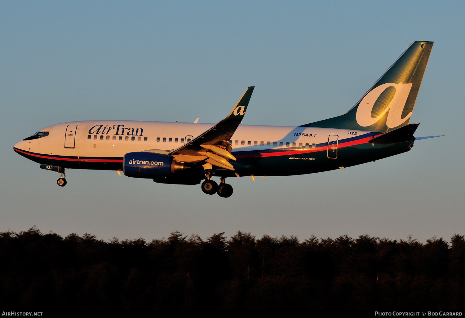 Aircraft Photo of N284AT | Boeing 737-76N | AirTran | AirHistory.net #384608