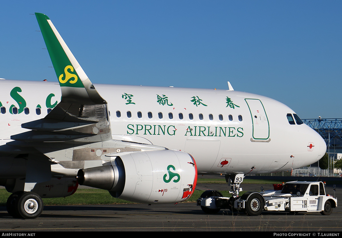 Aircraft Photo of B-1893 | Airbus A320-214 | Spring Airlines | AirHistory.net #384639