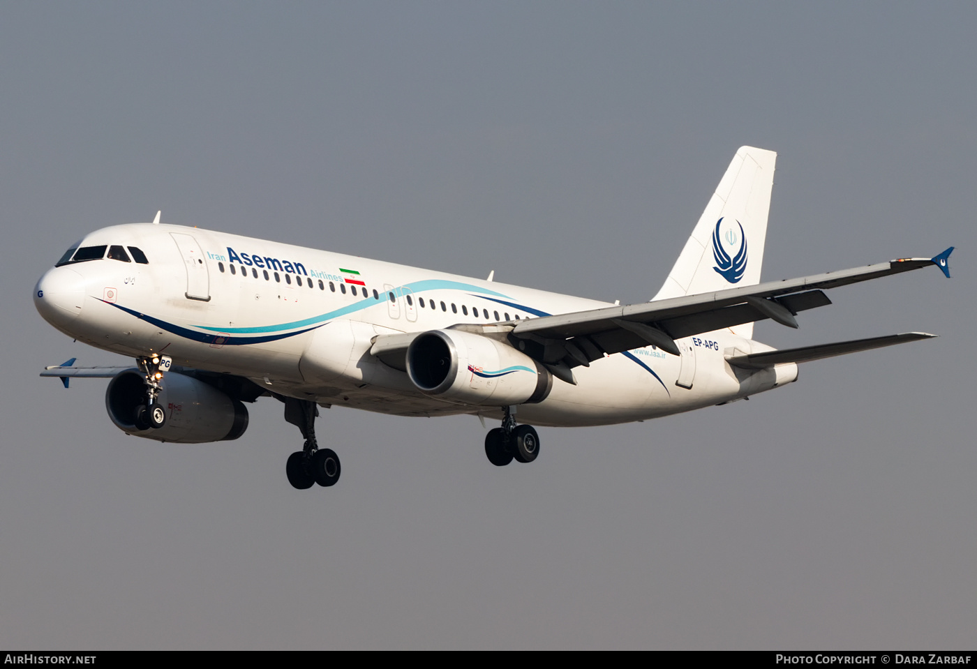 Aircraft Photo of EP-APG | Airbus A320-231 | Iran Aseman Airlines | AirHistory.net #384643