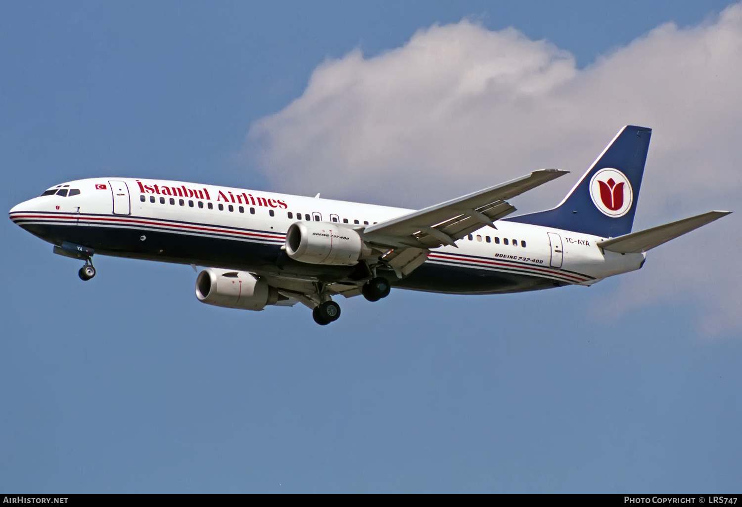 Aircraft Photo of TC-AYA | Boeing 737-4Y0 | Istanbul Airlines | AirHistory.net #384654