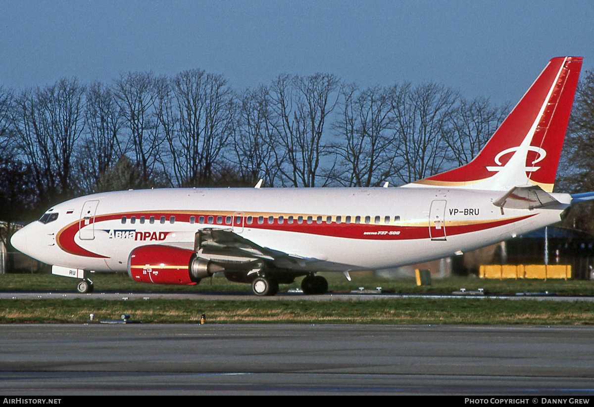 Aircraft Photo of VP-BRU | Boeing 737-528 | Aviaprad | AirHistory.net #384666