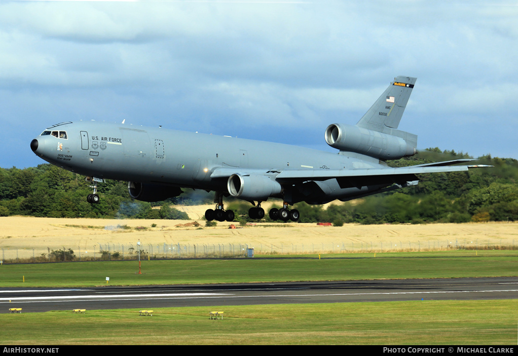 Aircraft Photo of 86-0032 / 60032 | McDonnell Douglas KC-10A Extender (DC-10-30CF) | USA - Air Force | AirHistory.net #384676