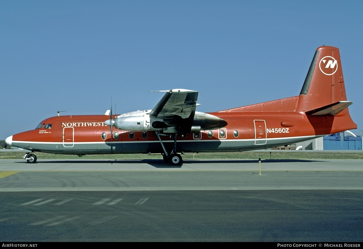 Aircraft Photo of N4560Z | Fokker F27-500 Friendship | Northwest Airlink | AirHistory.net #384683