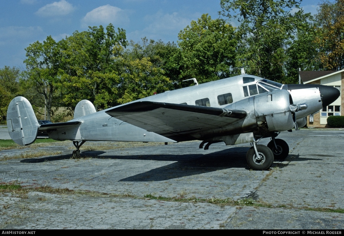 Aircraft Photo of N59E | Beech E18S | AirHistory.net #384684