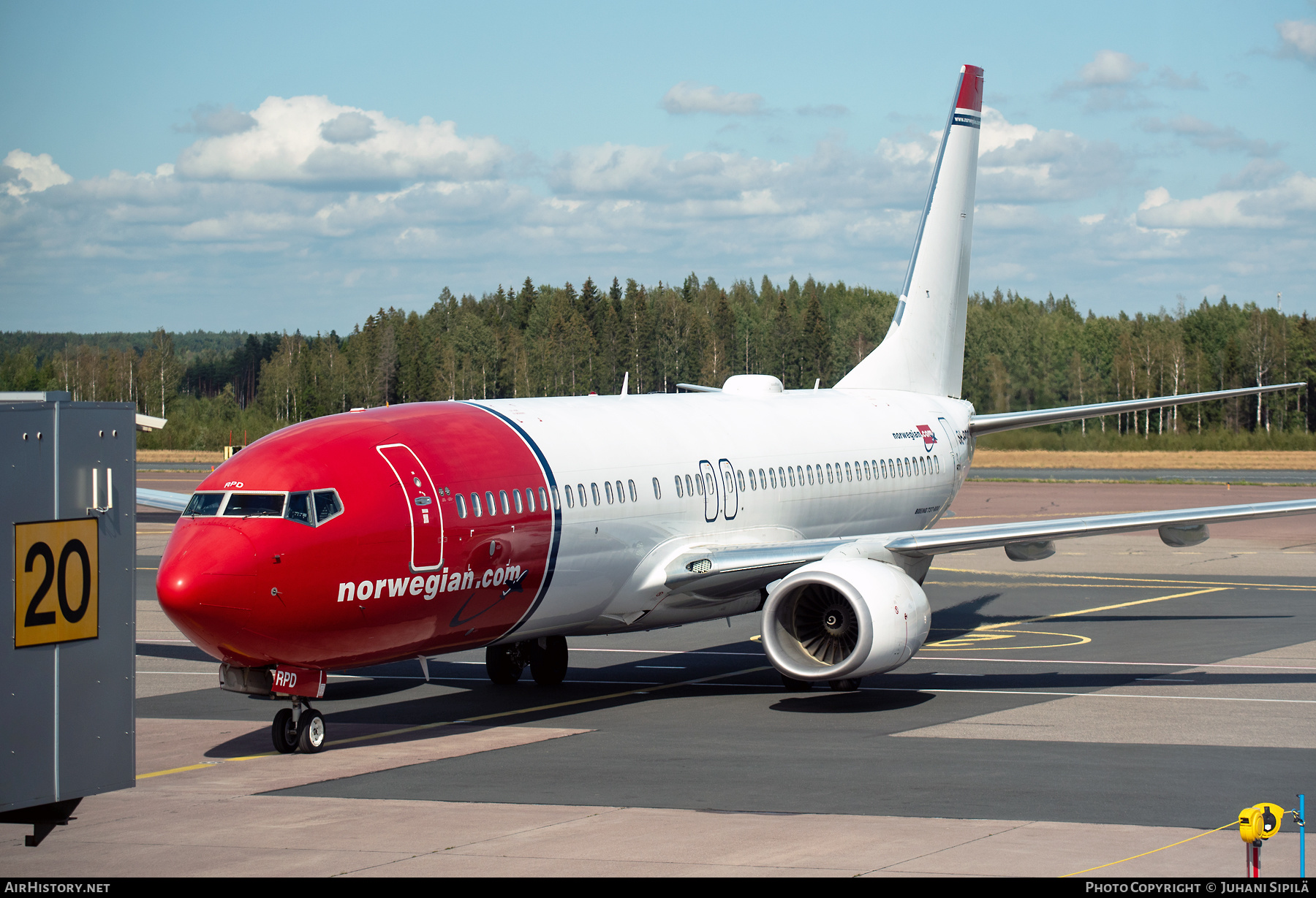 Aircraft Photo of SE-RPD | Boeing 737-8JP | Norwegian | AirHistory.net #384692