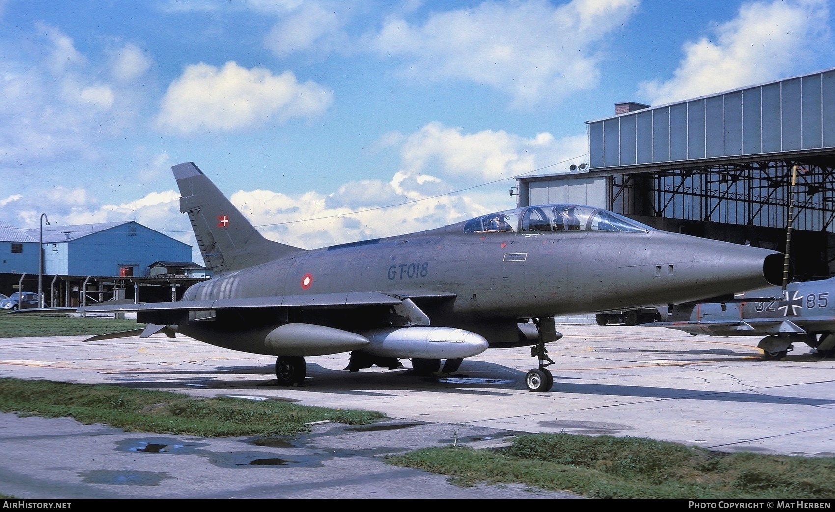 Aircraft Photo of GT-018 | North American F-100F Super Sabre | Denmark - Air Force | AirHistory.net #384695