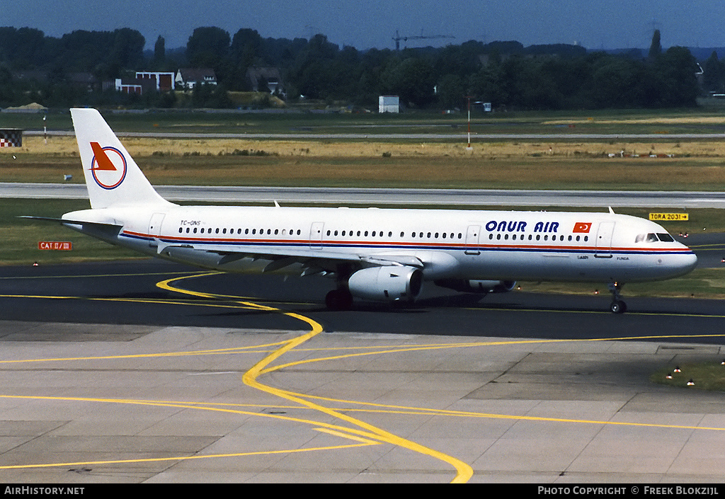 Aircraft Photo of TC-ONS | Airbus A321-131 | Onur Air | AirHistory.net #384718