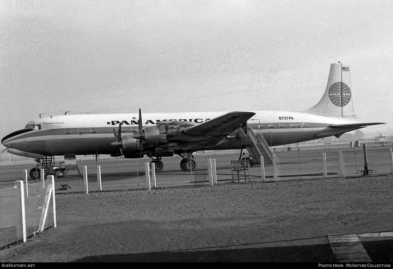 Aircraft Photo of N737PA | Douglas DC-7C | Pan American World Airways - Pan Am | AirHistory.net #384726