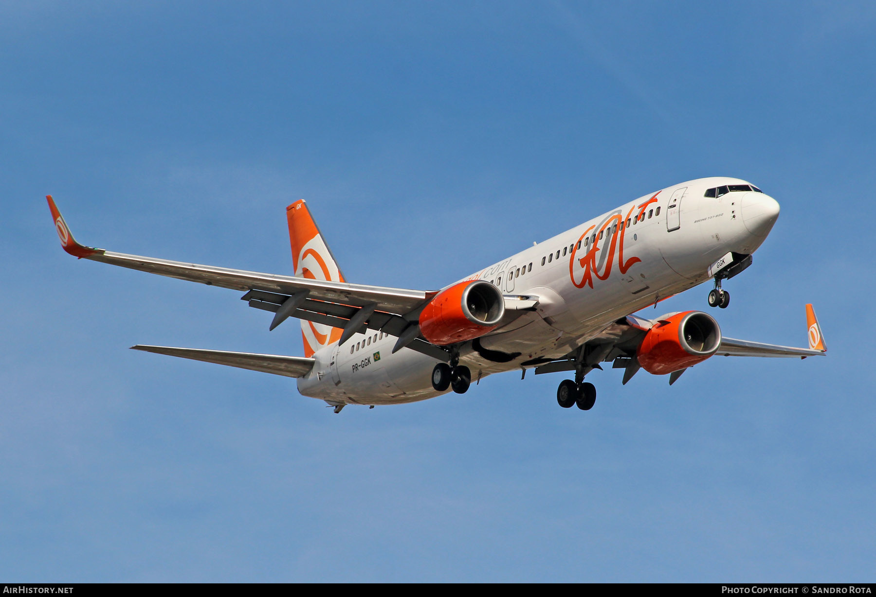 Aircraft Photo of PR-GGK | Boeing 737-8EH | GOL Linhas Aéreas | AirHistory.net #384797