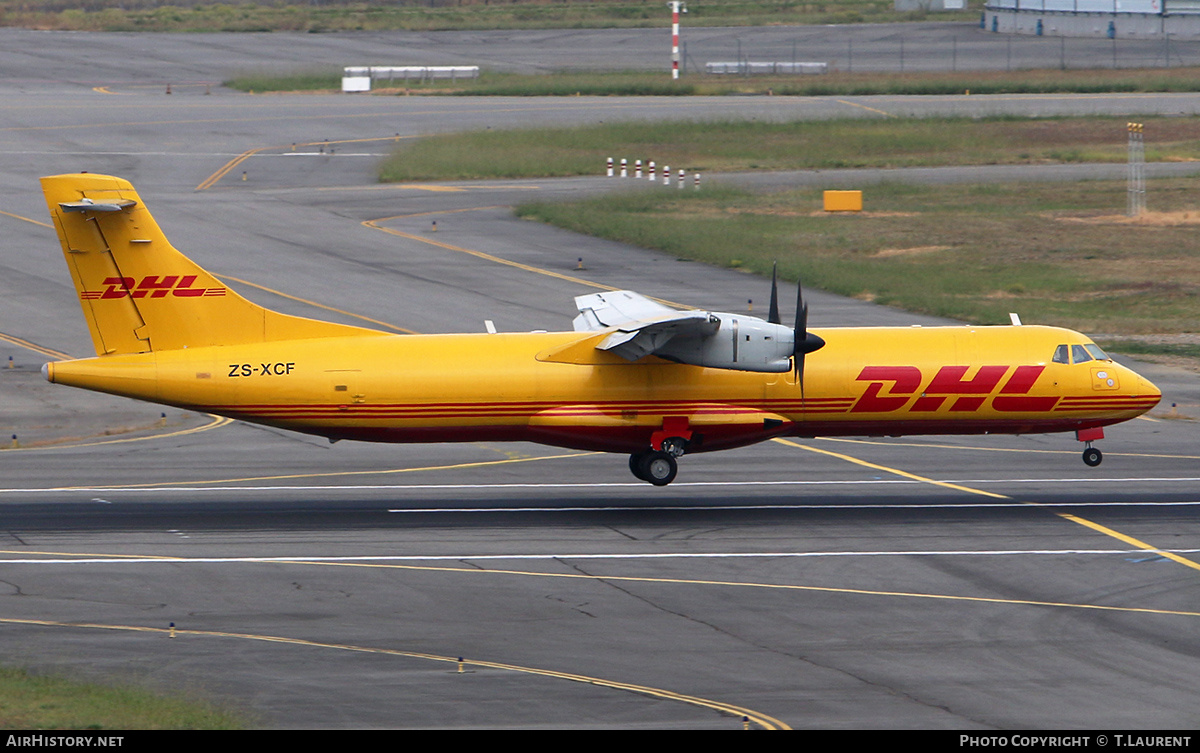 Aircraft Photo of ZS-XCF | ATR ATR-72-201/F | DHL International | AirHistory.net #384819