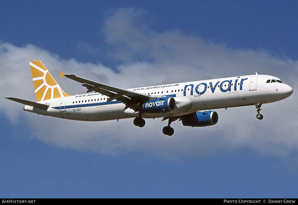 Aircraft Photo of SE-RDP | Airbus A321-231 | Novair | AirHistory.net #384833