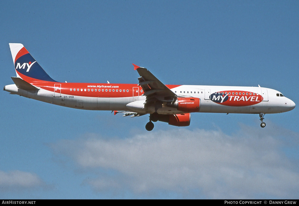 Aircraft Photo of OY-VKB | Airbus A321-211 | MyTravel Airways | AirHistory.net #384844