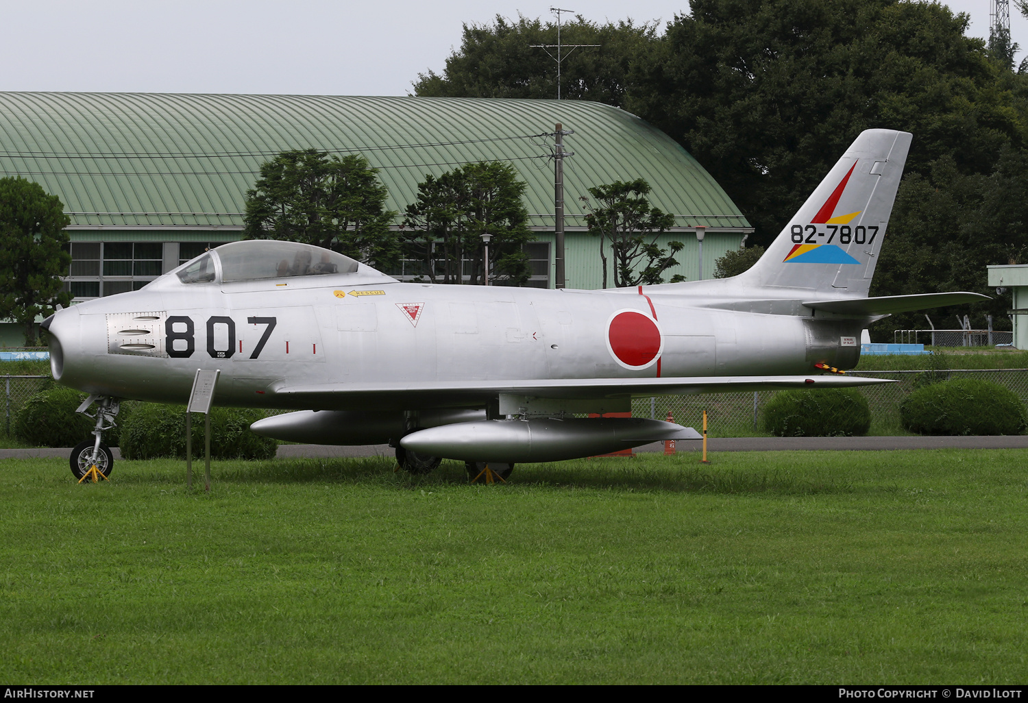Aircraft Photo of 82-7807 | North American F-86F Sabre | Japan - Air Force | AirHistory.net #384849