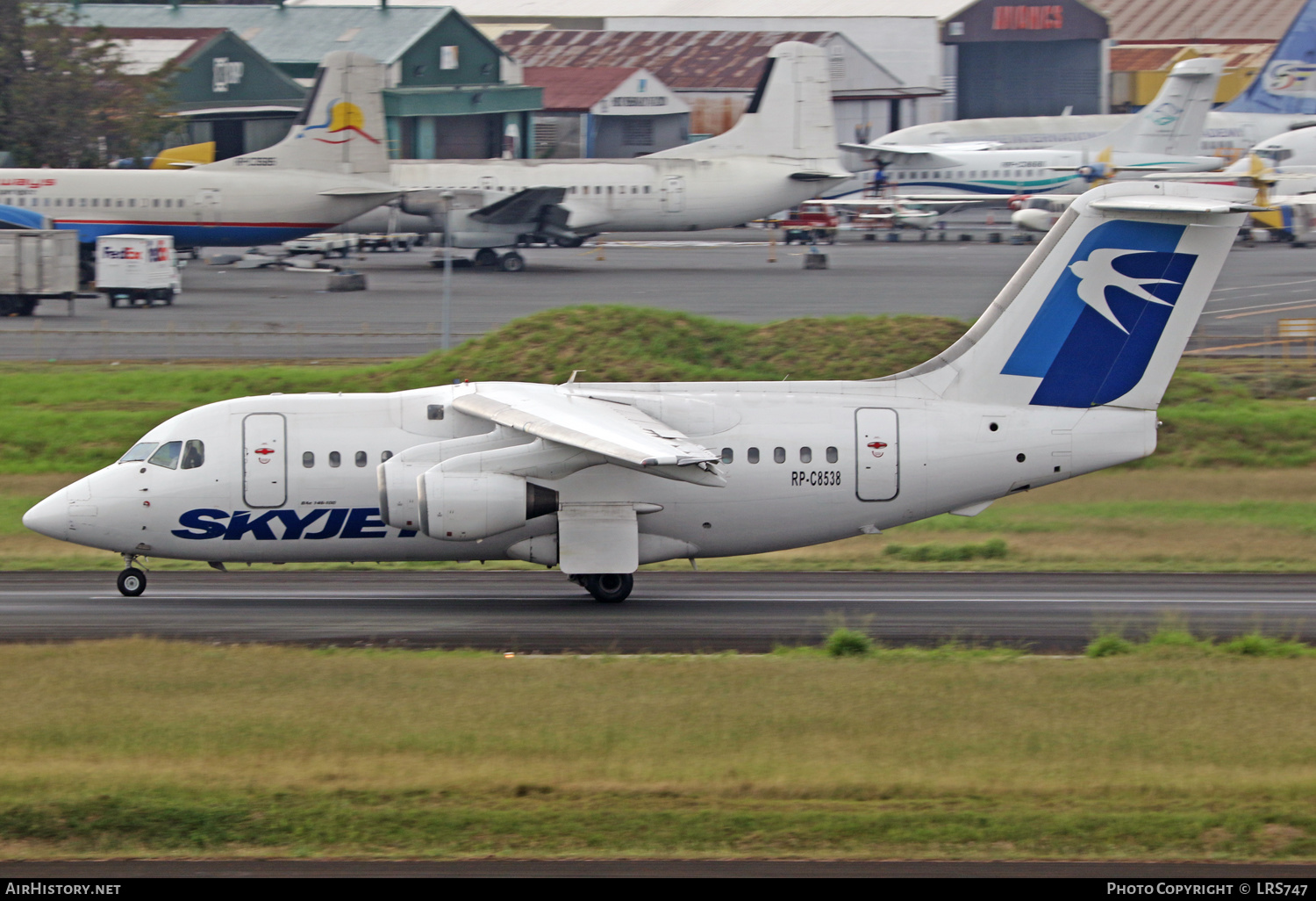 Aircraft Photo of RP-C8538 | British Aerospace BAe-146-100 | Skyjet | AirHistory.net #384889