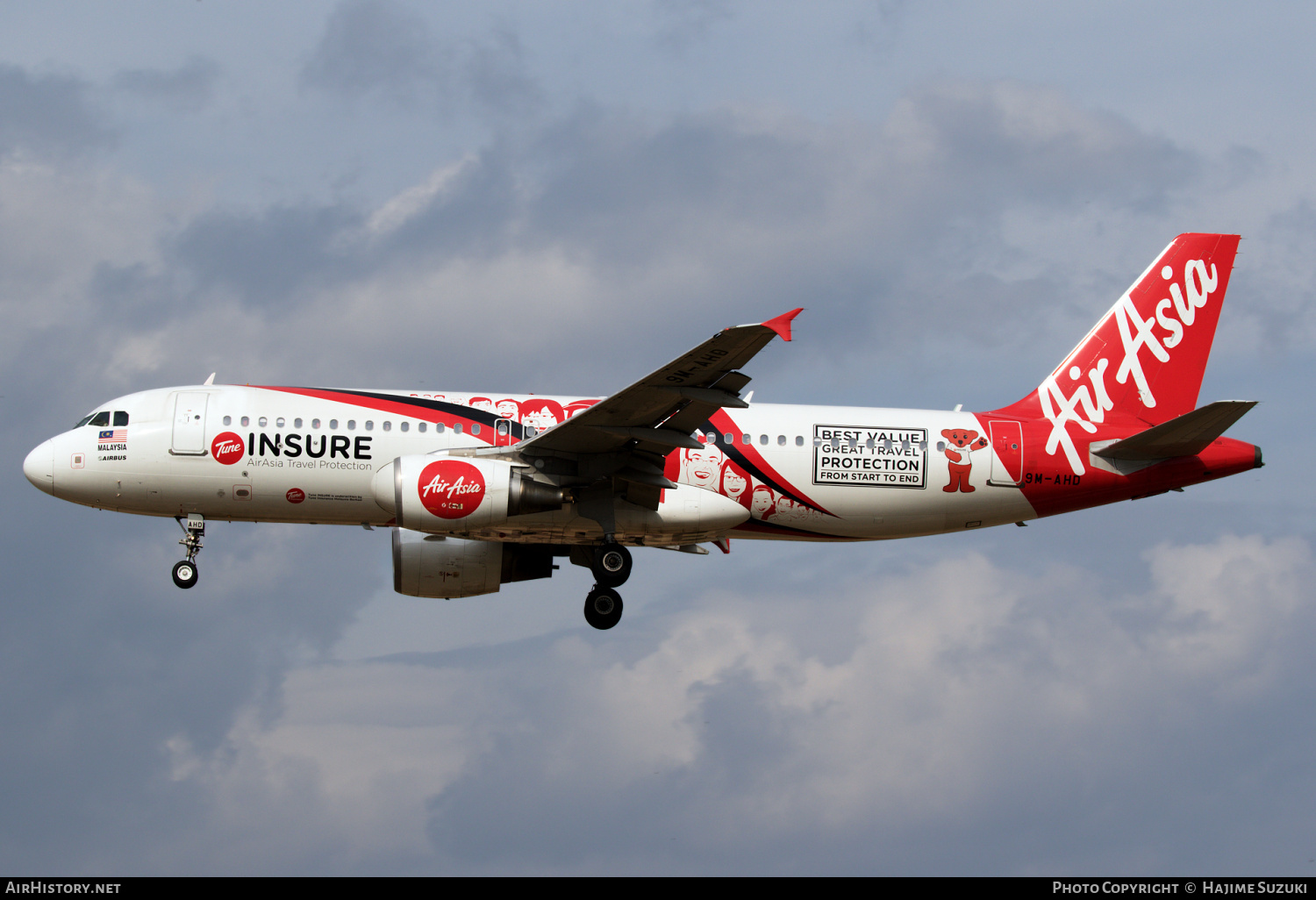 Aircraft Photo of 9M-AHD | Airbus A320-216 | AirAsia | AirHistory.net #384956