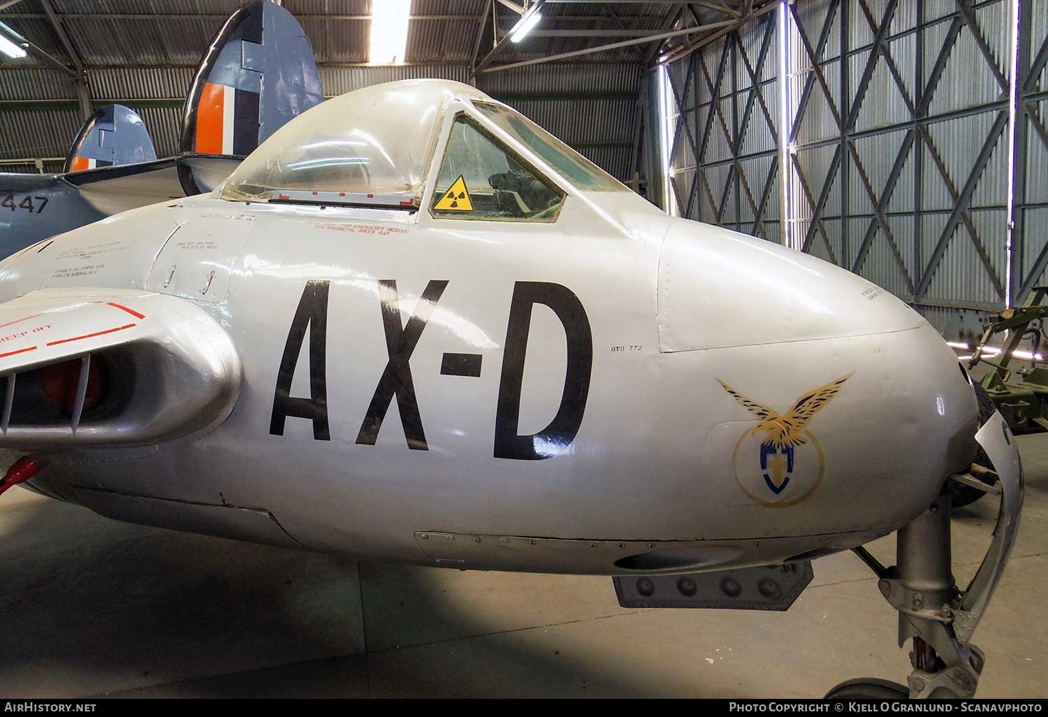 Aircraft Photo of 208 | De Havilland D.H. 100 Vampire FB52 | South Africa - Air Force | AirHistory.net #385017