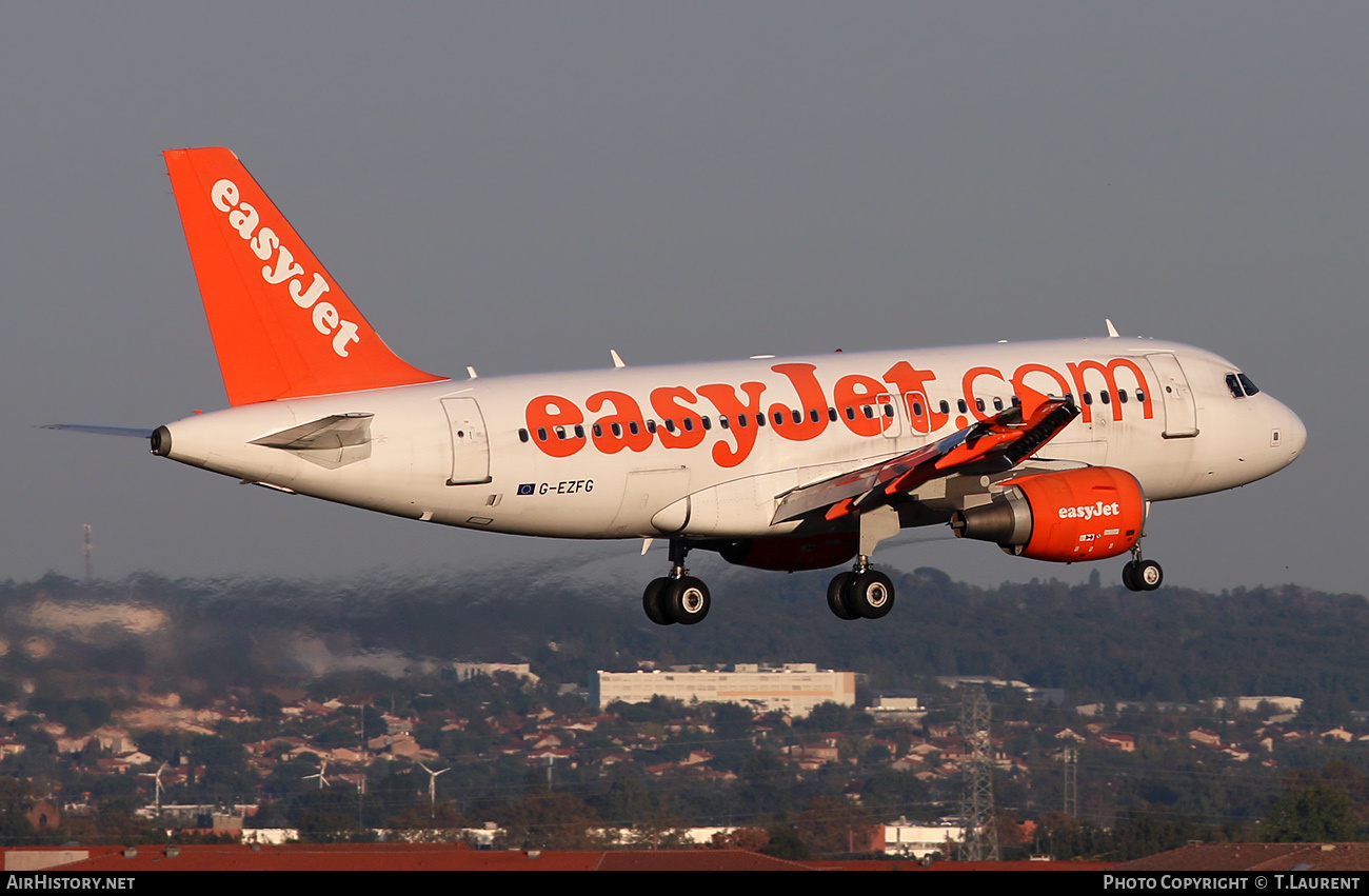 Aircraft Photo of G-EZFG | Airbus A319-111 | EasyJet | AirHistory.net #385022