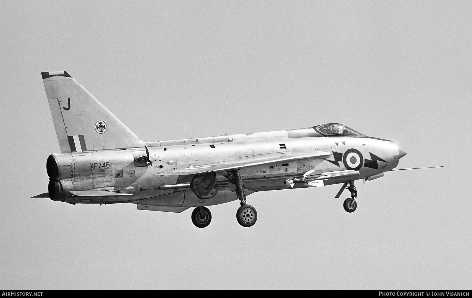Aircraft Photo of XP746 | English Electric Lightning F3 | UK - Air Force | AirHistory.net #385060