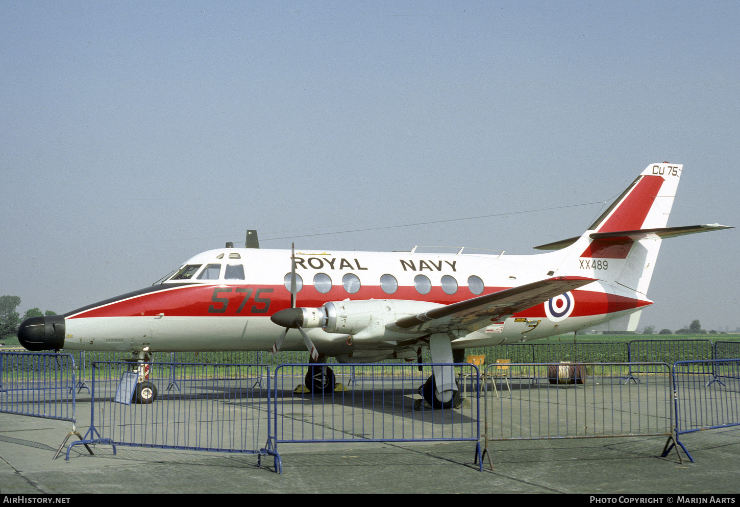 Aircraft Photo of XX489 | Scottish Aviation HP-137 Jetstream T2 | UK - Navy | AirHistory.net #385067