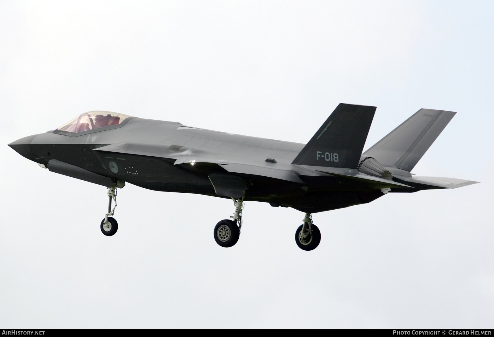 Aircraft Photo of F-018 | Lockheed Martin F-35A Lightning II | Netherlands - Air Force | AirHistory.net #385076