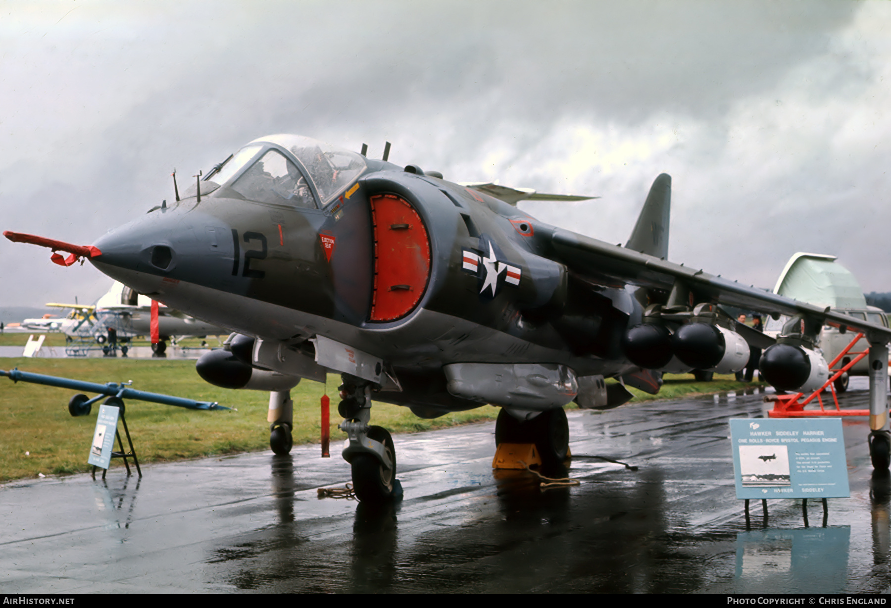 Aircraft Photo of XV742 | Hawker Siddeley Harrier GR1 | USA - Marines | AirHistory.net #385104