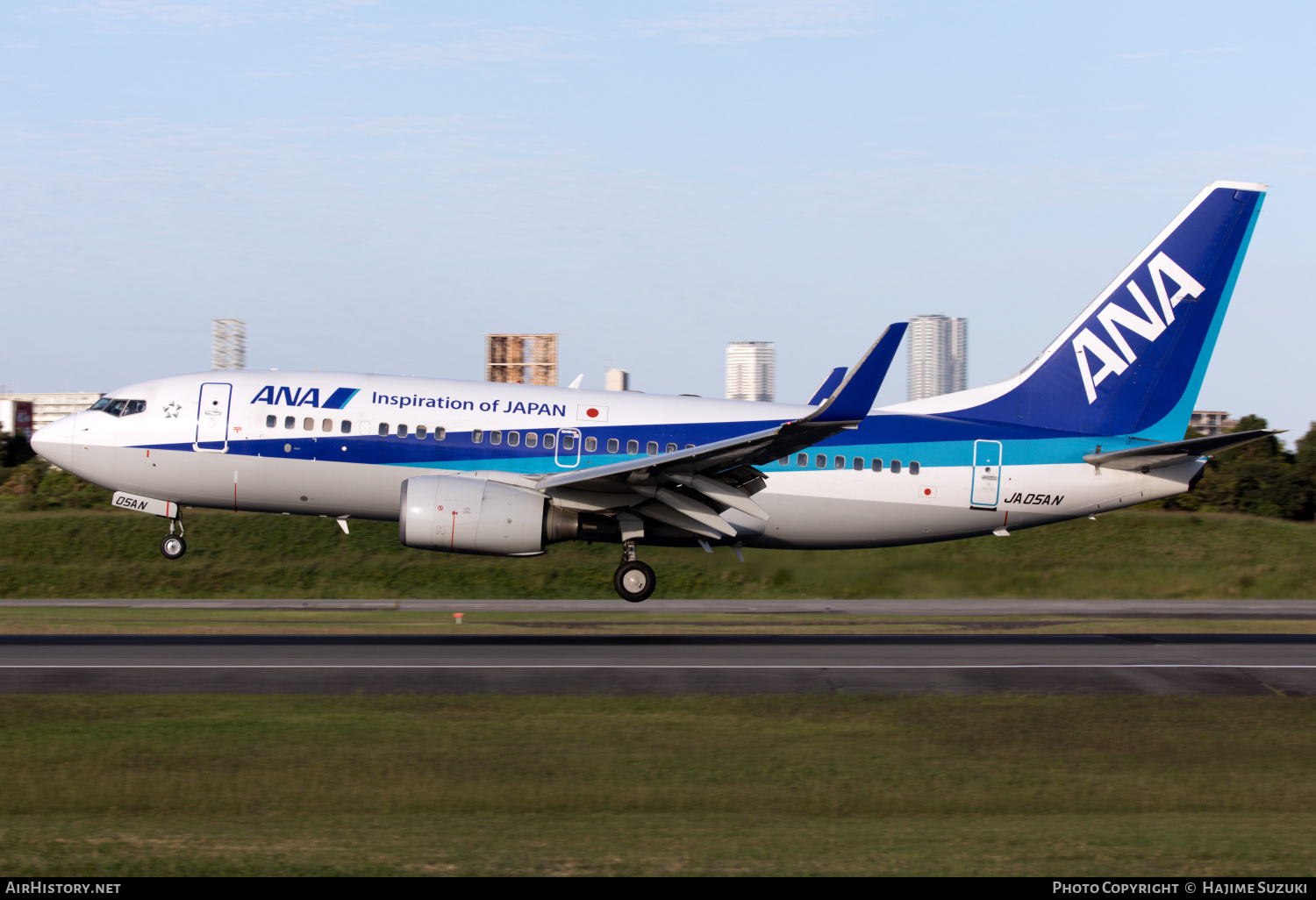 Aircraft Photo of JA05AN | Boeing 737-781 | All Nippon Airways - ANA | AirHistory.net #385107