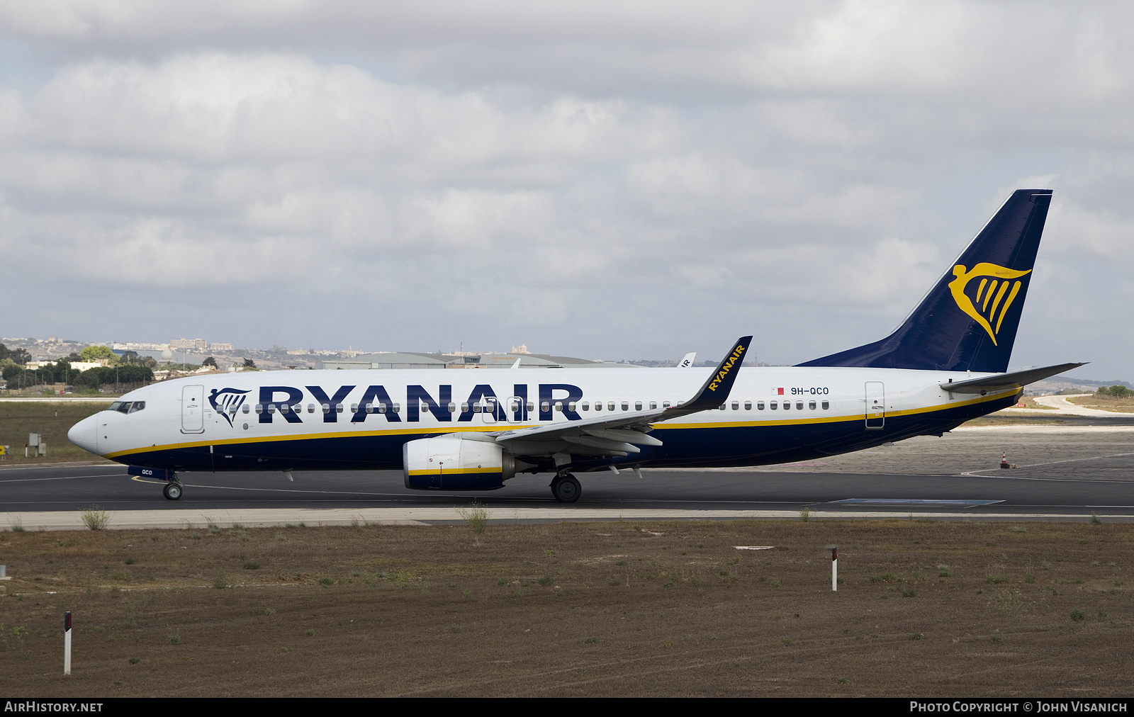 Aircraft Photo of 9H-QCO | Boeing 737-8AS | Ryanair | AirHistory.net #385133