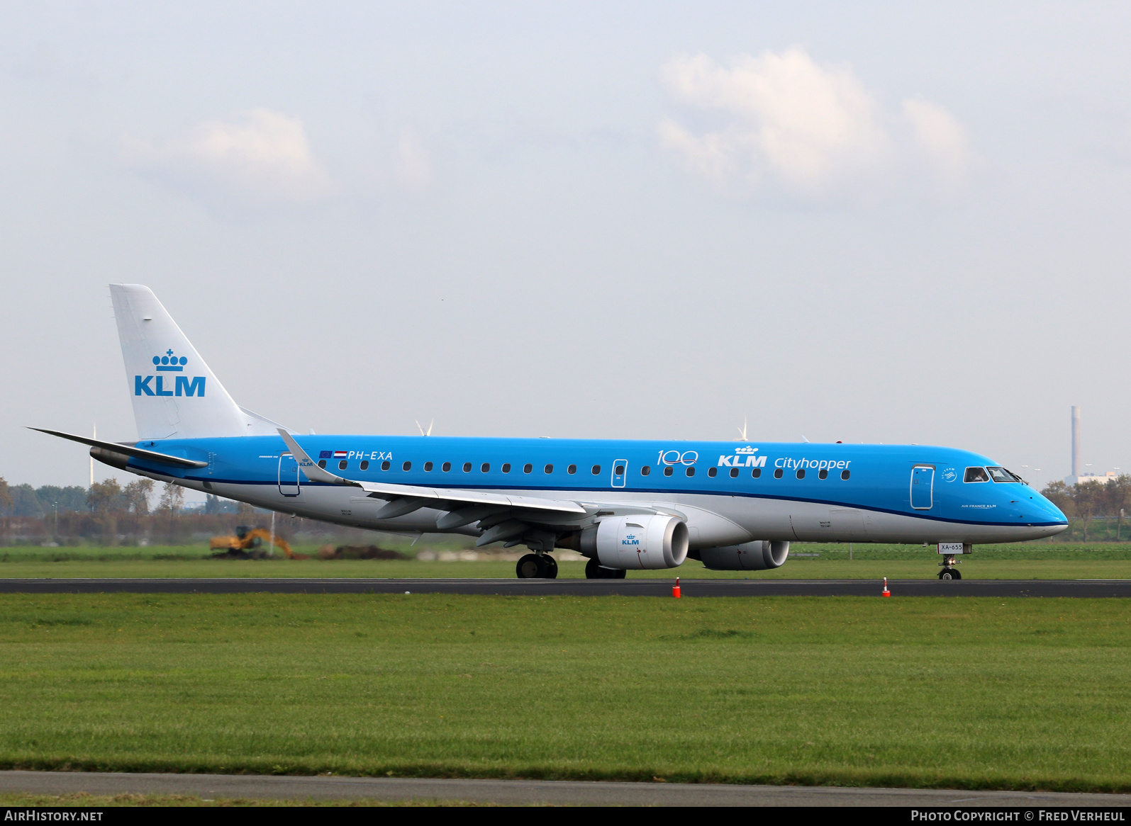 Aircraft Photo of PH-EXA | Embraer 190STD (ERJ-190-100STD) | KLM Cityhopper | AirHistory.net #385165