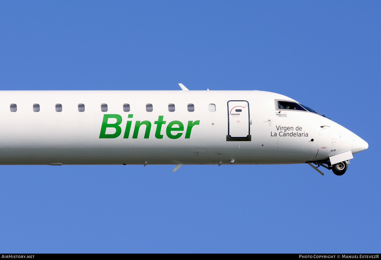 Aircraft Photo of EC-MEN | Bombardier CRJ-900ER (CL-600-2D24) | Binter Canarias | AirHistory.net #385194