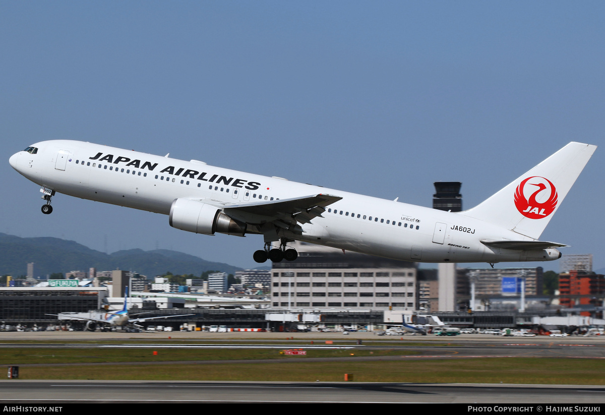 Aircraft Photo of JA602J | Boeing 767-346/ER | Japan Airlines - JAL | AirHistory.net #385221
