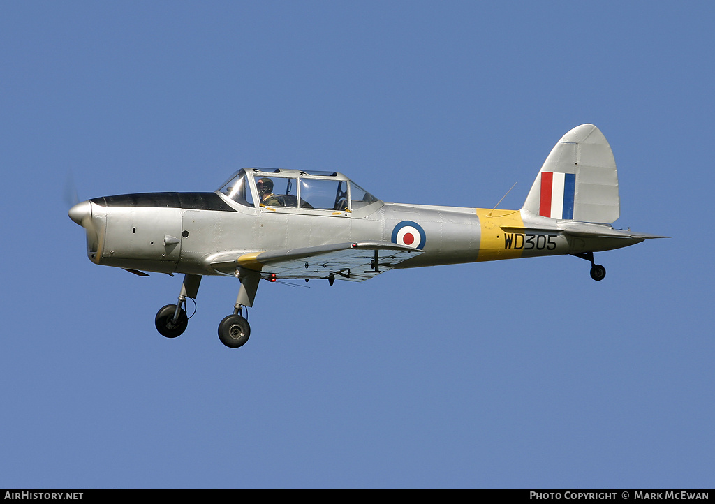 Aircraft Photo of G-ARGG / WD305 | De Havilland DHC-1 Chipmunk Mk22 | UK - Air Force | AirHistory.net #385223