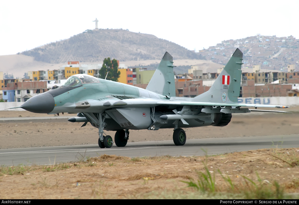 Aircraft Photo of 055 | Mikoyan-Gurevich MiG-29SE | Peru - Air Force | AirHistory.net #385230
