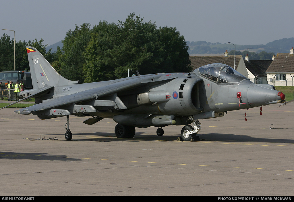 Aircraft Photo of ZD467 | British Aerospace Harrier GR7 | UK - Air Force | AirHistory.net #385234