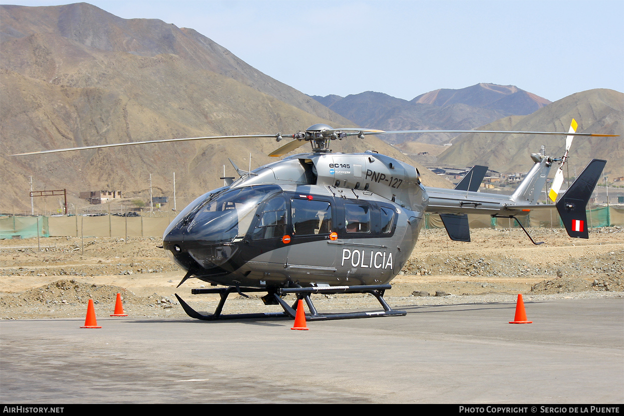 Aircraft Photo of PNP-127 | Eurocopter-Kawasaki BK-117/EC-145 | Peru - Police | AirHistory.net #385236