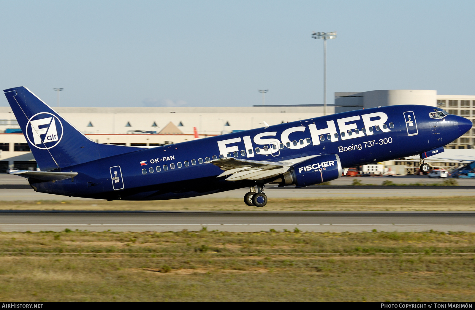 Aircraft Photo of OK-FAN | Boeing 737-33A | Fischer Air | AirHistory.net #385244