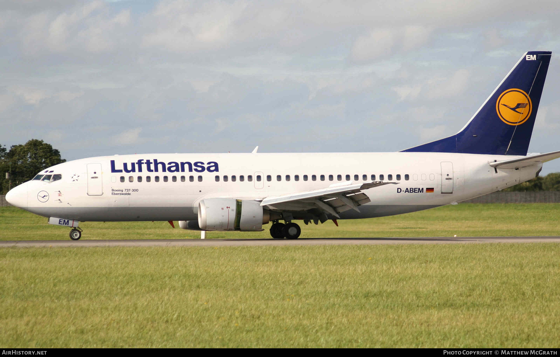Aircraft Photo of D-ABEM | Boeing 737-330 | Lufthansa | AirHistory.net #385255