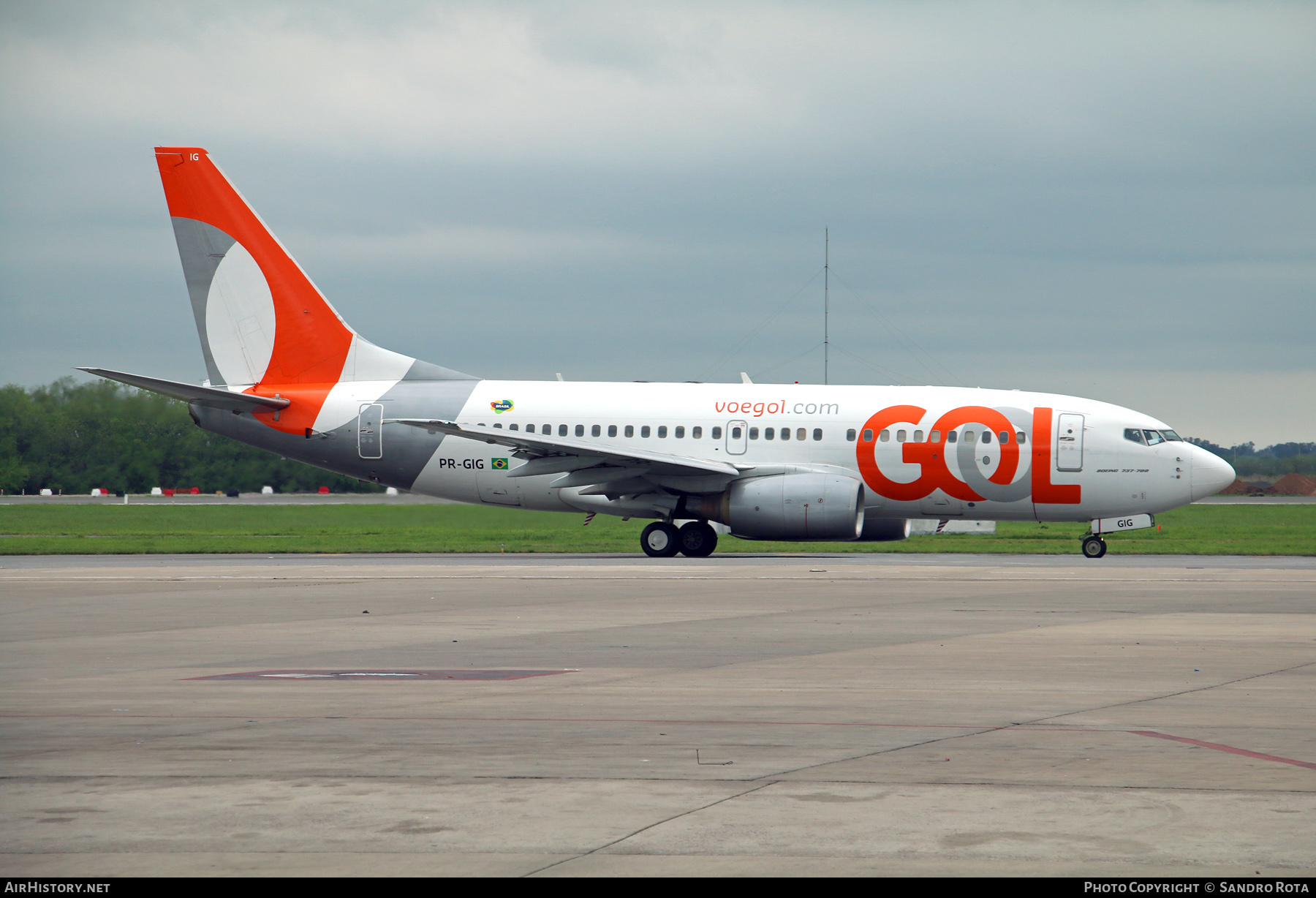 Aircraft Photo of PR-GIG | Boeing 737-73S | GOL Linhas Aéreas | AirHistory.net #385274