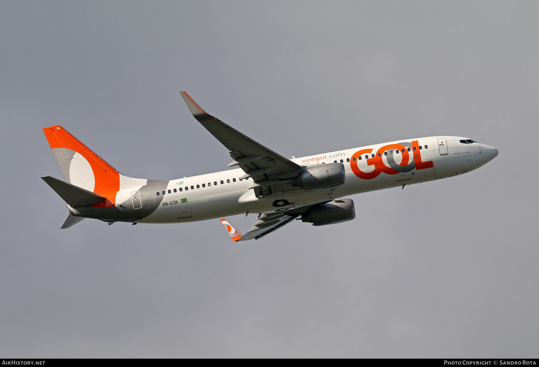 Aircraft Photo of PR-GTA | Boeing 737-8EH | GOL Linhas Aéreas | AirHistory.net #385285