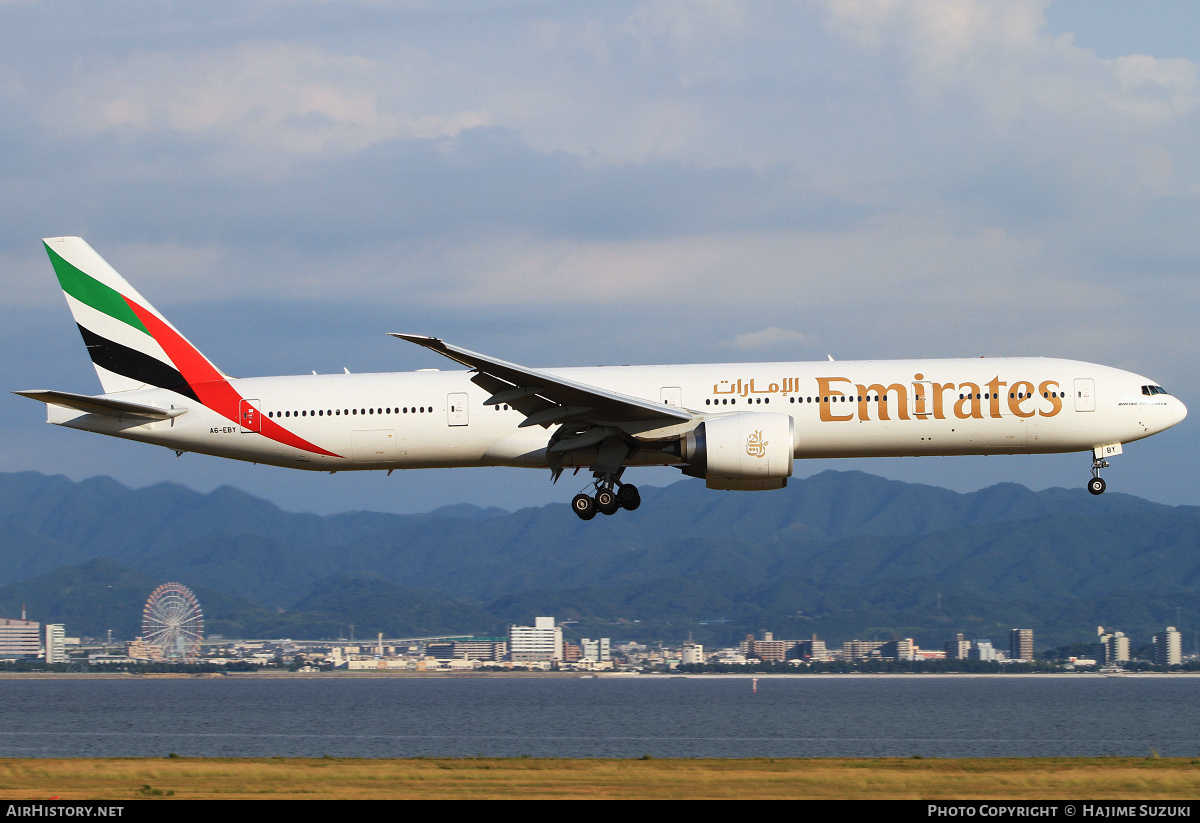 Aircraft Photo of A6-EBY | Boeing 777-36N/ER | Emirates | AirHistory.net #385328