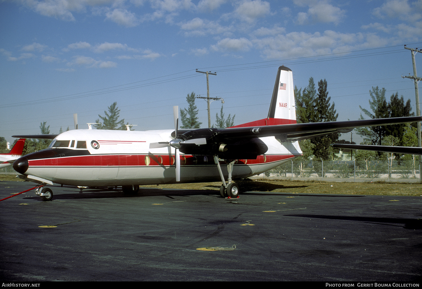 Aircraft Photo of N44R | Fairchild F-27F | Rockwell Manufacturing | AirHistory.net #385335
