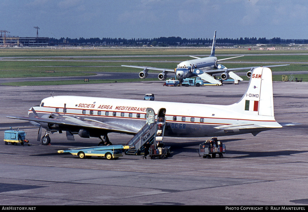 Aircraft Photo of I-DIMD | Douglas DC-6B | Società Aerea Mediterranea - SAM | AirHistory.net #385341