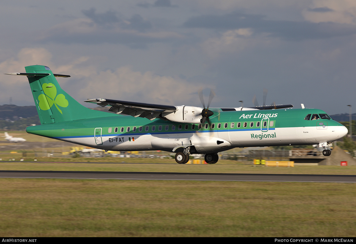 Aircraft Photo of EI-FAT | ATR ATR-72-600 (ATR-72-212A) | Aer Lingus Regional | AirHistory.net #385363