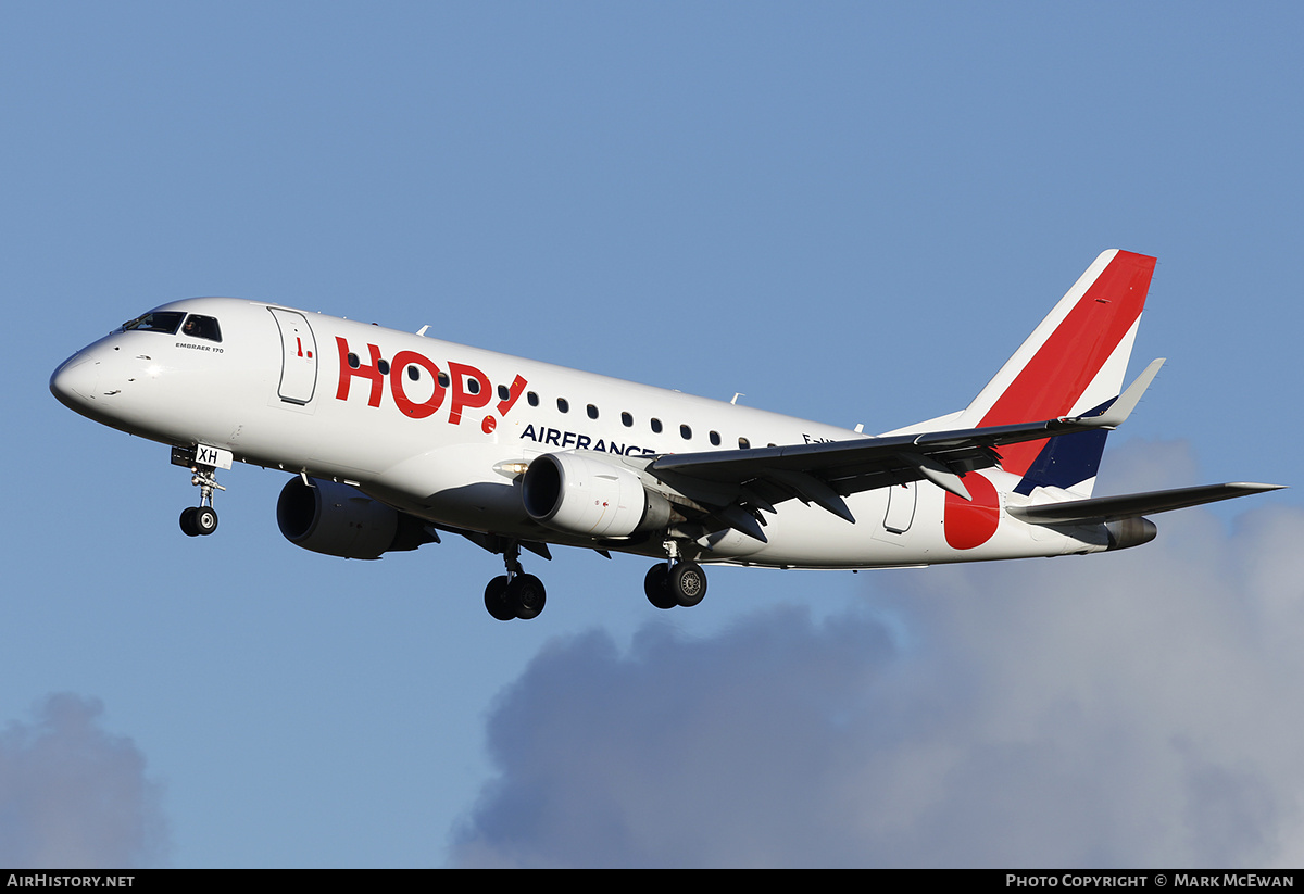 Aircraft Photo of F-HBXH | Embraer 170STD (ERJ-170-100STD) | Hop! | AirHistory.net #385365