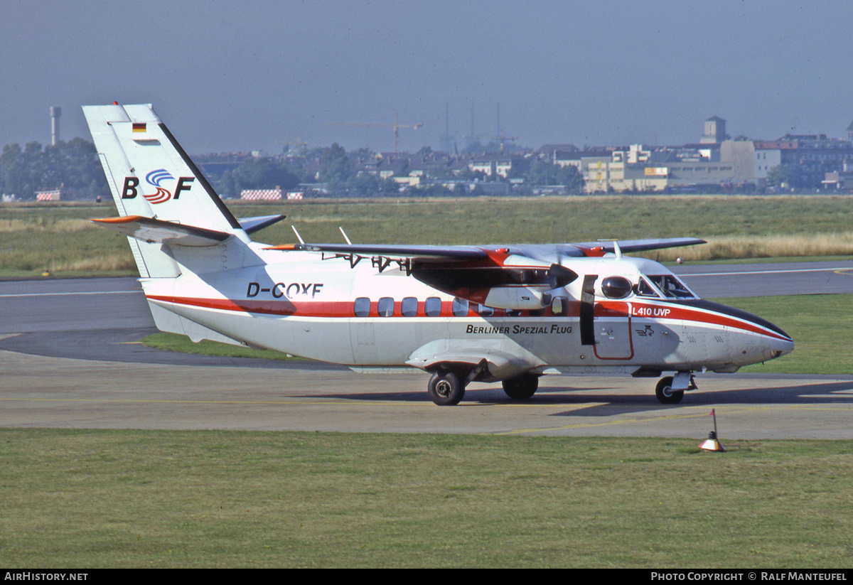 Aircraft Photo of D-COXF | Let L-410UVP Turbolet | BSF - Berliner Spezial Flug | AirHistory.net #385374