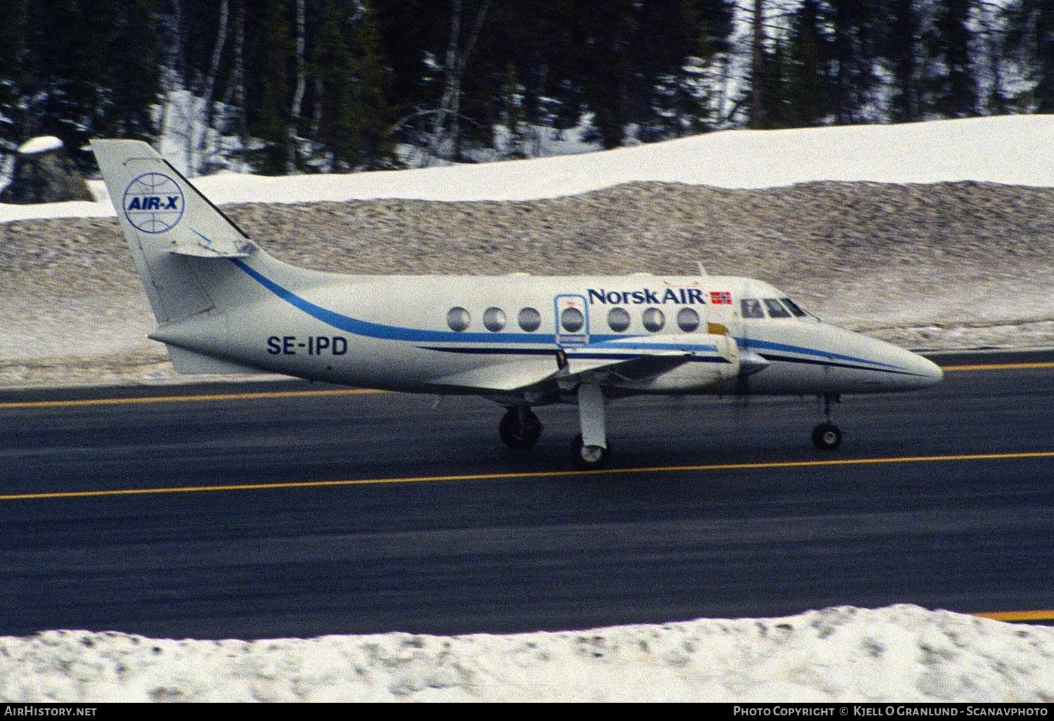 Aircraft Photo of SE-IPD | British Aerospace BAe-3101 Jetstream 31 | Norsk Air | AirHistory.net #385379